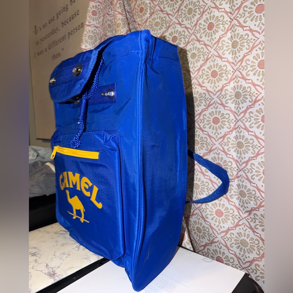 Vintage Camel Blue Backpack - RARE - Picture 4 of 12